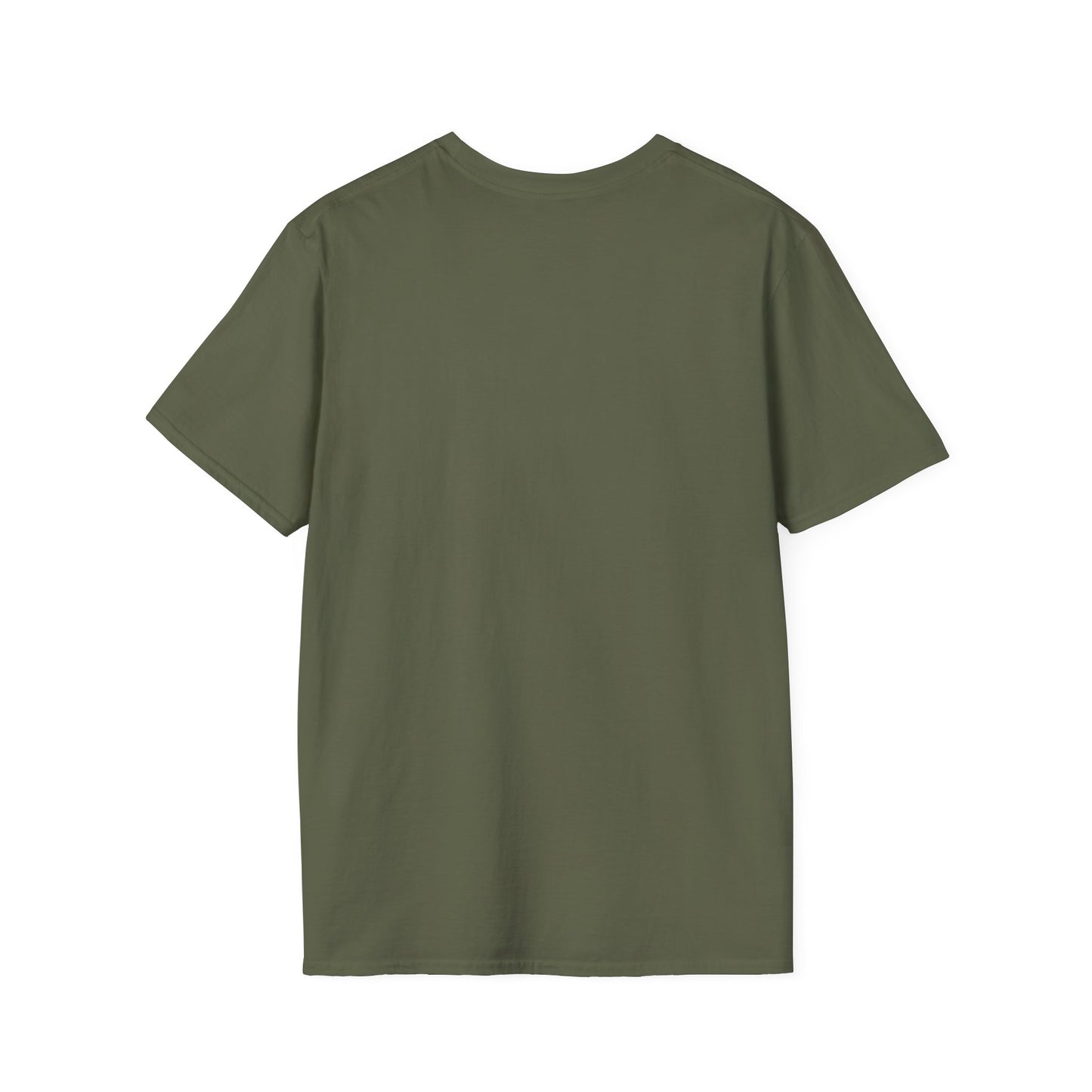 Green t-shirt on a white background