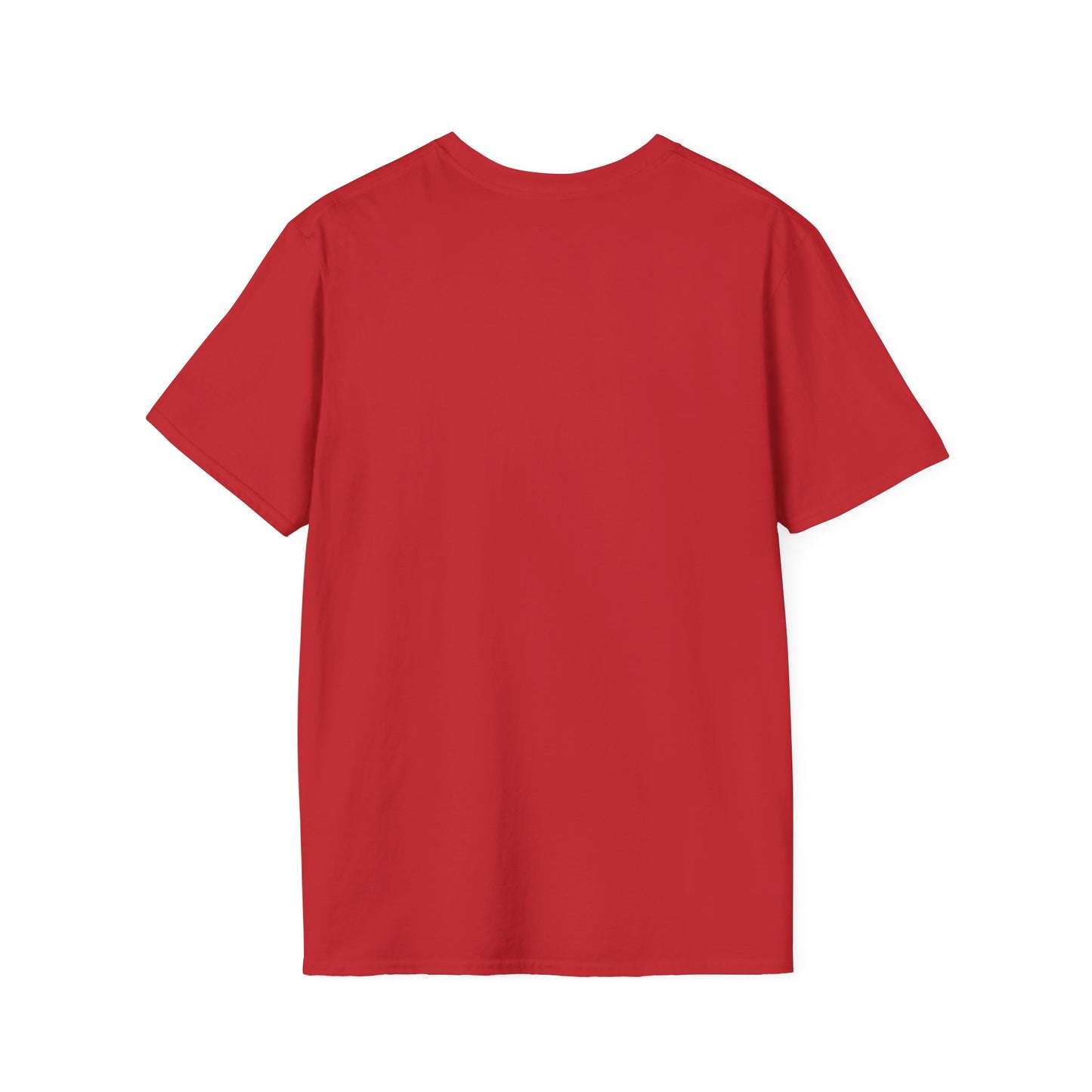 Red t-shirt on a white background