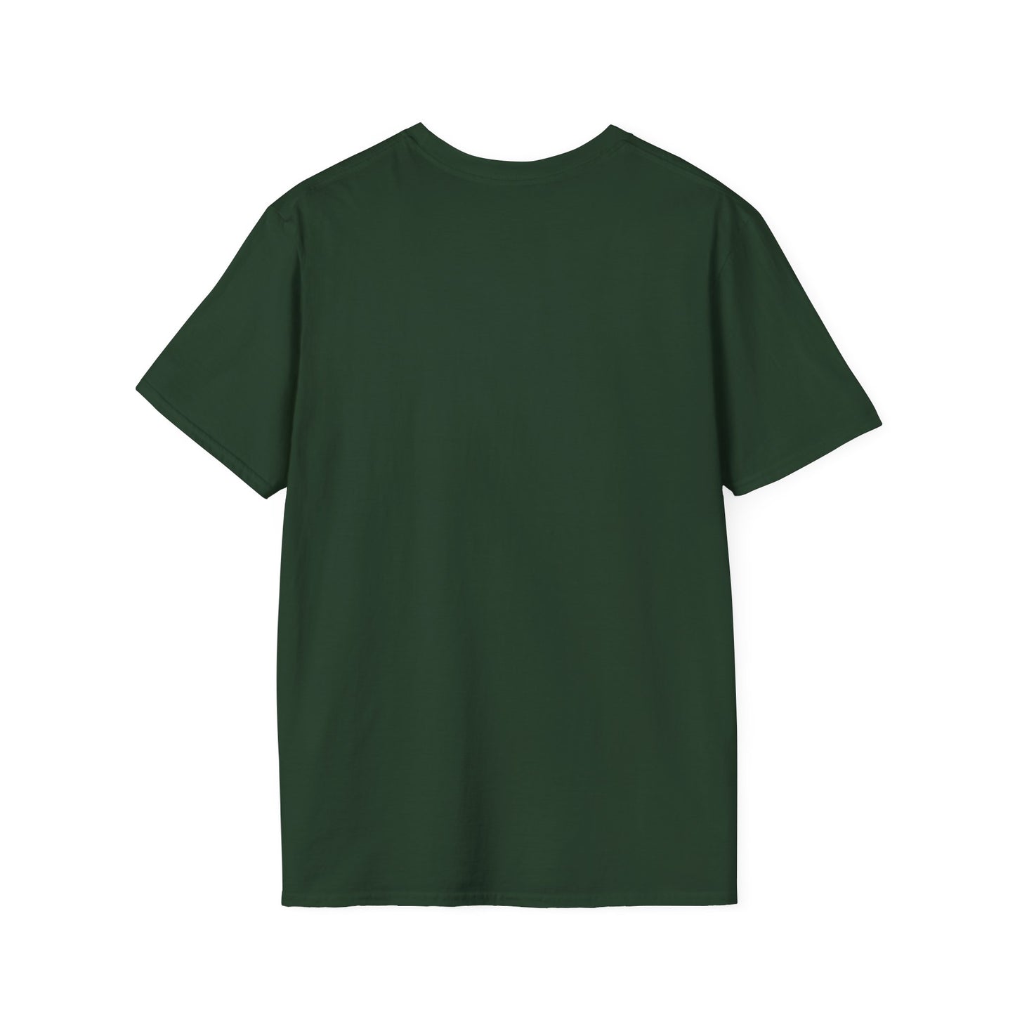 Green t-shirt on a white background